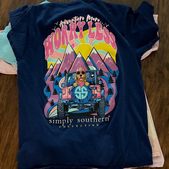 Simply Southern Colorful Graphic T-Shirts - Picture 5 of 5